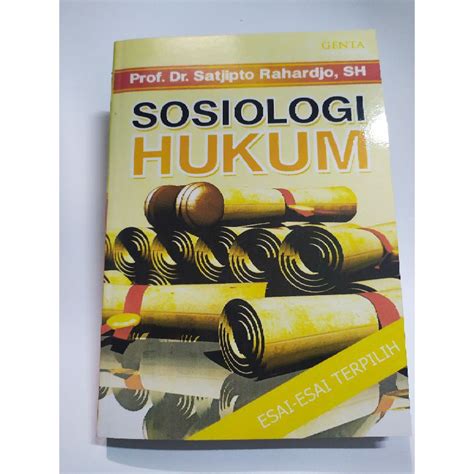 Jual Sosiologi Hukum Prof Dr Satjipto Rahardjo SH Shopee Indonesia