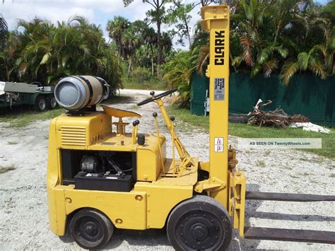 Restored Naval Forklift Bomb Loader Aircraft Tug Clark Car Loader