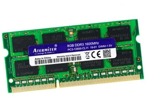 Memória Ram 8gb Notebook Ddr3 Pc3 12800 1600mhz 1 5v ATERMITER