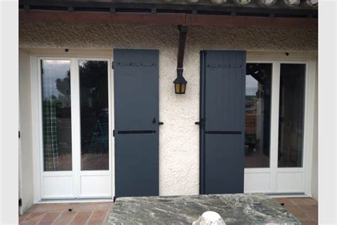 Porte Fenetres Pvc Volets Battants Alu Gris Anthracite Gma Fenetres