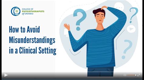 How To Avoid Misunderstandings In A Clinical Setting YouTube