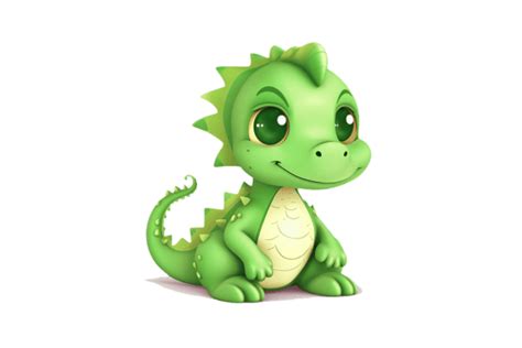 Cute Green Dragon Graphic by gornidesign · Creative Fabrica