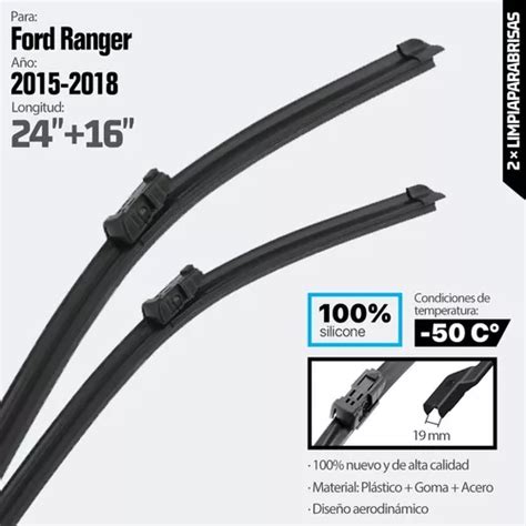 Plumillas Limpiaparabrisas Para Ford Ranger Cuotas Sin Inter S