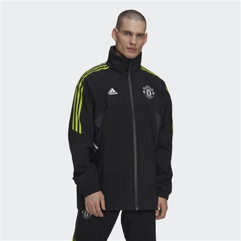 Adidas Manchester United Condivo Regenjacke Schwarz Adidas