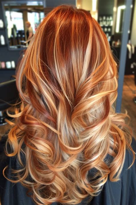 45 Red Hair With Blonde Highlights Looks For Every Season Red Hair With Blonde Highlights Red