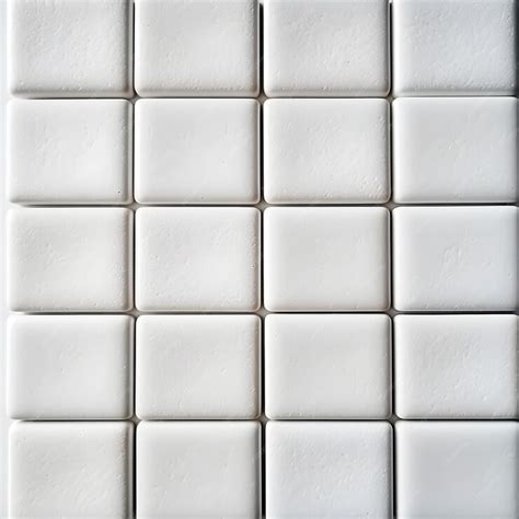 Premium AI Image | White Ceramic Tile Texture Background