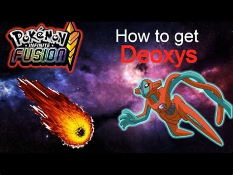 How To Get Deoxys Pokemon Infinite Fusion Youtube