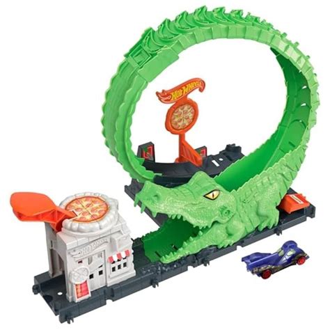 Pista Hot Wheels Looping De Ataque Do Crocodilo Mattel HKX