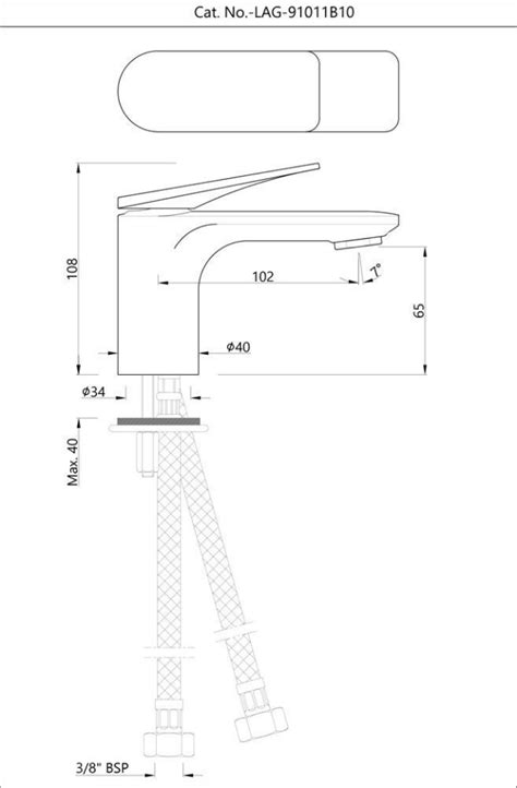 Single Lever Basin Mixer Lag Chr B