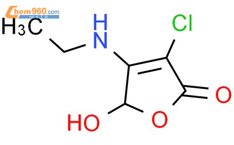 848129 37 3 2 5H FURANONE 3 CHLORO 4 ETHYLAMINO 5 HYDROXY 化学式结构式