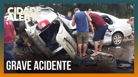 GRAVE ACIDENTE NA BR 365 Uma Pessoa Morreu E Sete Ficaram Feridas