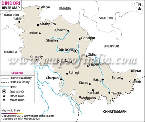 Dindori River Map