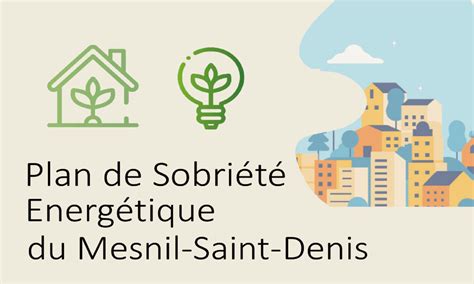 Plan de sobriété Energétique Le Mesnil Saint Denis