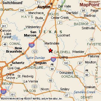 prairie lea texas  regional map