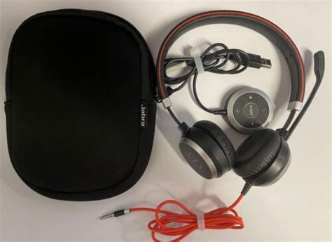 Jabra EVOLVE 40 MS Wired Stereo USB-A Headset HSC017+Link Controller ...