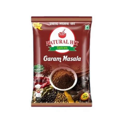 Organic Gm Natural Hit Garam Masala Powder At Rs Packet In