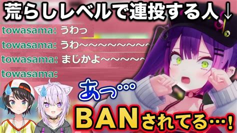 ゲーム中に荒らしコメントを打ちすぎてbanされてしまう常闇トワ【猫又おかゆ大空スバルホロライブ切り抜き】 Youtube