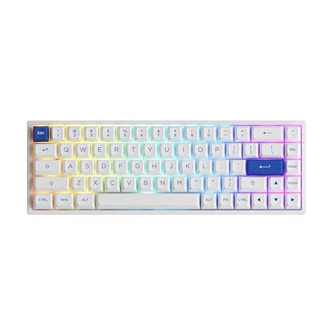 Buy Akko Blue On White B Plus Percent Key Rgb Hot Swappable Mechanical Gaming White