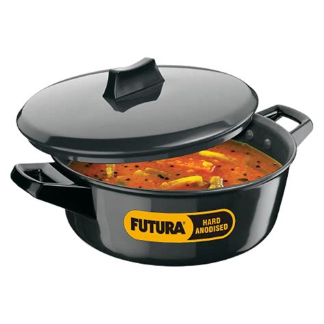 Buy Hawkins Futura 3 Litre Cook N Serve Bowl Hard Anodised Saucepan