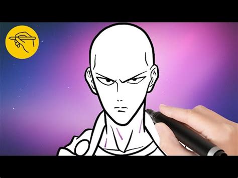 how to draw saitama