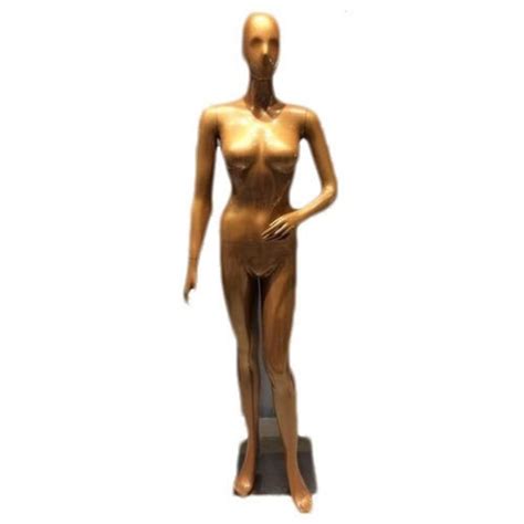 Female Full Body Standing Golden Mannequin Age Group Adults At Best