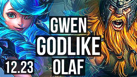 Gwen Vs Olaf Top 714 400 Games Godlike Kr Diamond 1223