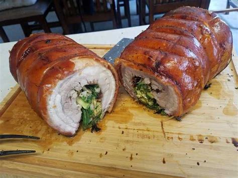 [Homemade] Filipino Oven Roasted Lechon Pork Belly | Pork belly lechon ...