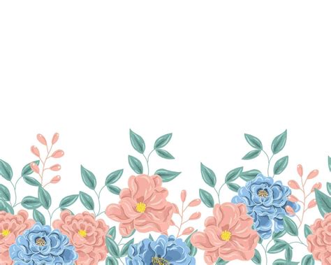 Hand Drawn Blue and Pink Rose Background 36344868 Vector Art at Vecteezy