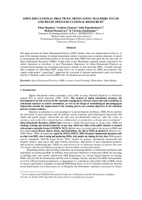 open educational practices motivating teachers    reuse