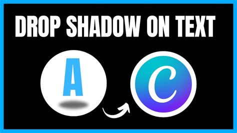 How To Add Shadow To Text In Canva Quick Canva Tutorial YouTube