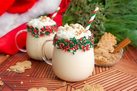 Eggnog Milkshake Couple In The Kitchen