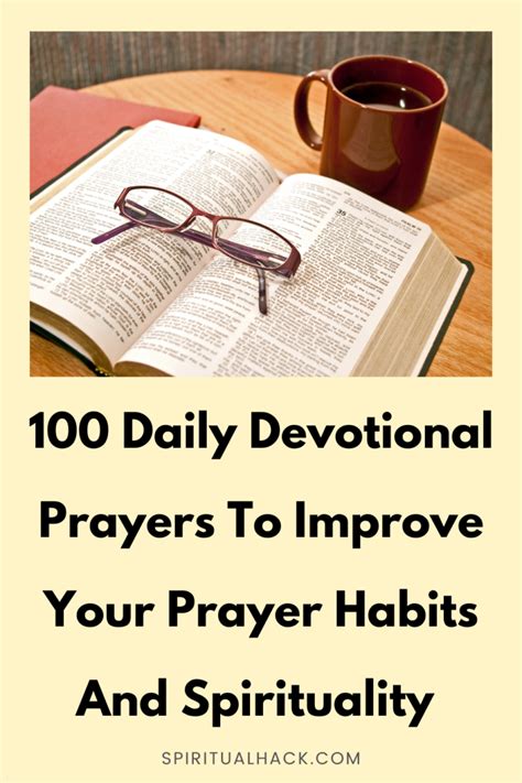 100 Daily Devotional Prayers To Improve Your Prayer Habits - Spiritual Hack