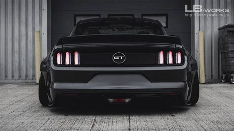 Lbworks S Ford Mustang Ducktail Spoiler Wing Liberty Walk