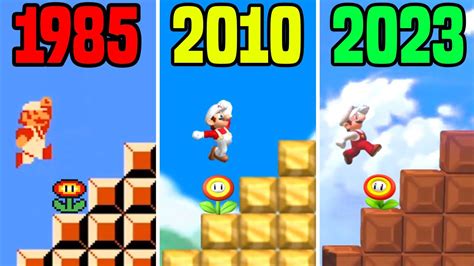 Super Mario Bros World 1 1 Remakes Over The Years Comparison 1986