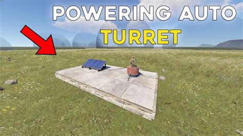 Rust Hooking Up A Solar Panel To A Auto Turret Tutorial Youtube