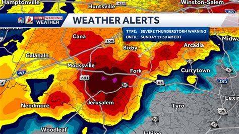 Wxii 12 Weather On Twitter A Severe Thunderstorm Warning Has Been