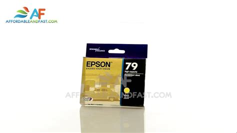 Epson 79 T079420 High Capacity Yellow Ink Cartridge YouTube