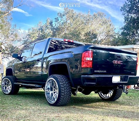 2018 Gmc Sierra 1500 With 24x14 76 Cali Off Road Summit And 33145r24 Fury Offroad Country