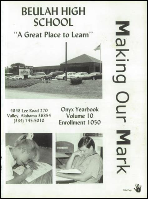 Explore 2000 Beulah High School Yearbook, Valley AL - Classmates