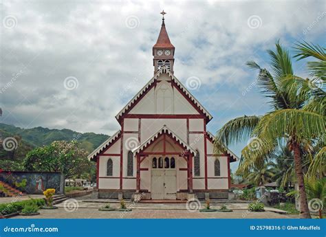 Old Portuguese Catholic Church, Flores, Indonesia Stock Photo - Image ...