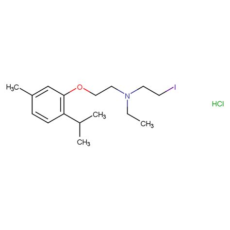 Ethanamine N Ethyl N 2 Iodoethyl 2 5 Methyl 2 1 Methylethyl Phenoxy