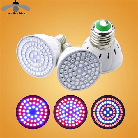 Full Spectrum Cfl Led Grow Light Lampada E27 E14 Mr16 Gu10 Ir Uv Indoor Plant Lamp Flowering