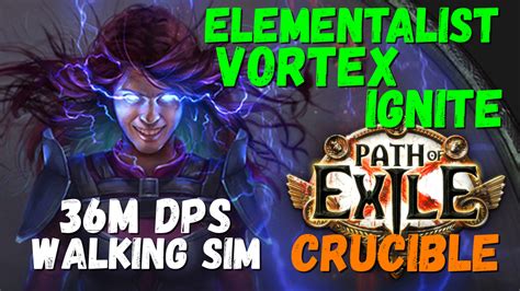 Witch 3 21 Elementalist Vortex Ignite Build Walking Sim With 36M