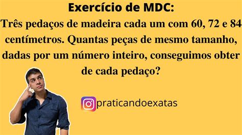 APRENDA COMO O CONTEÚDO DE MDC MÁXIMO DIVISOR COMUM CAI NOS