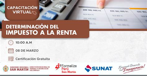 Capacitación Online Gratis Determinación Del Impuesto A La Renta