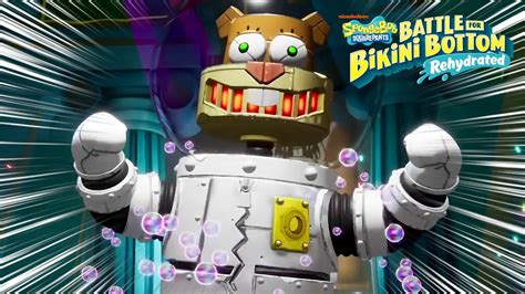 MELAWAN BOS SANDY RAKSASA SpongeBob Battle For Bikini Bottom YouTube