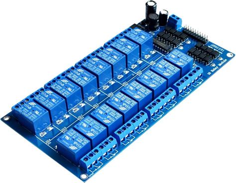 Boladge 5V 16 Kanäle Relais Modul Treiber Board Modul mit Optokoppler