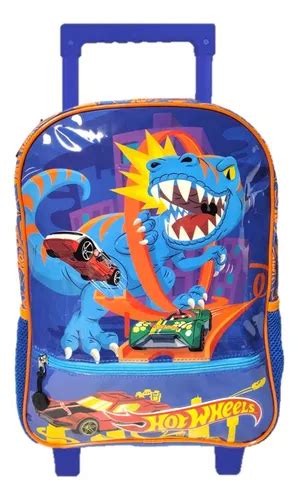 Mochila Hot Wheels Primaria Con Carro Vs Envío gratis