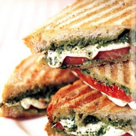 Tomato Mozzarella Pesto Panini Recipe