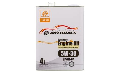 Масло моторное Autobacs Engine Oil 5w30, синтетическое, API SP, ILSAC ...